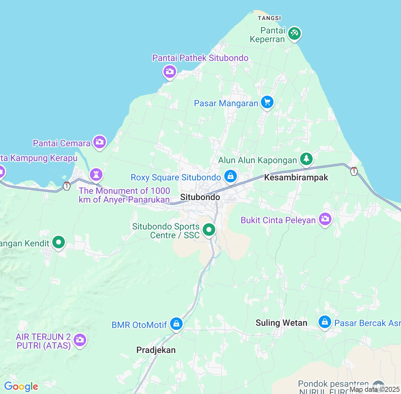 Map image for Intellectual Property Lawyers in Situbondo and East Java IP firms at coordinates  ; .