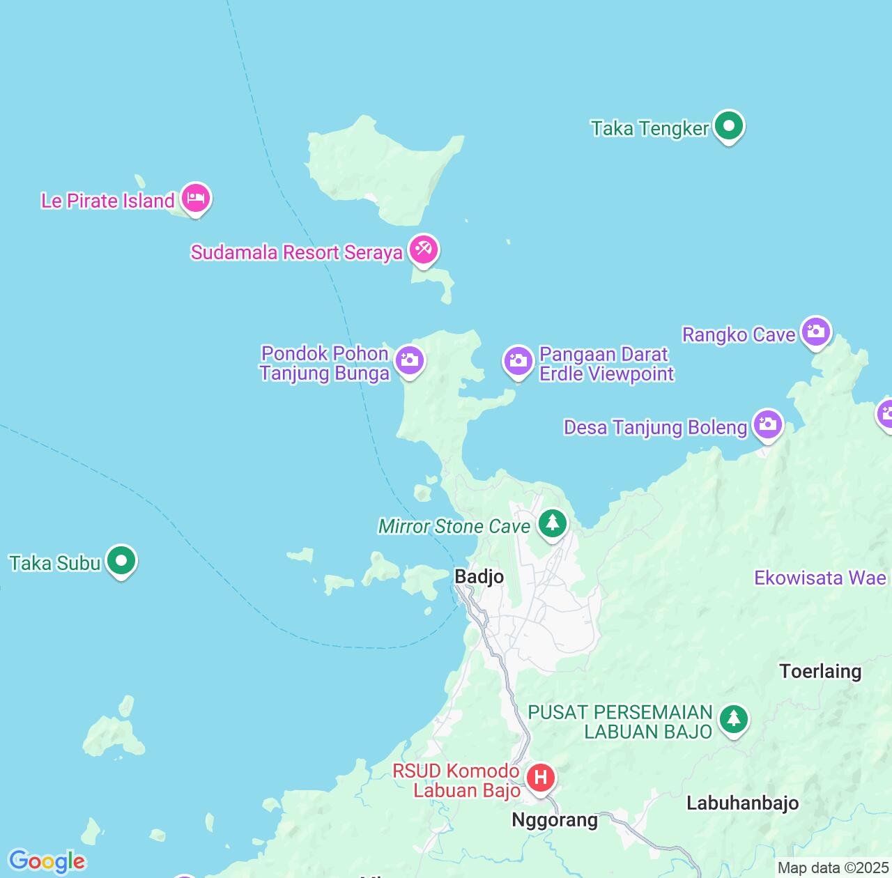 Map image for Intellectual Property Lawyers in Labuan Bajo and East Nusa Tenggara IP firms at coordinates  ; .