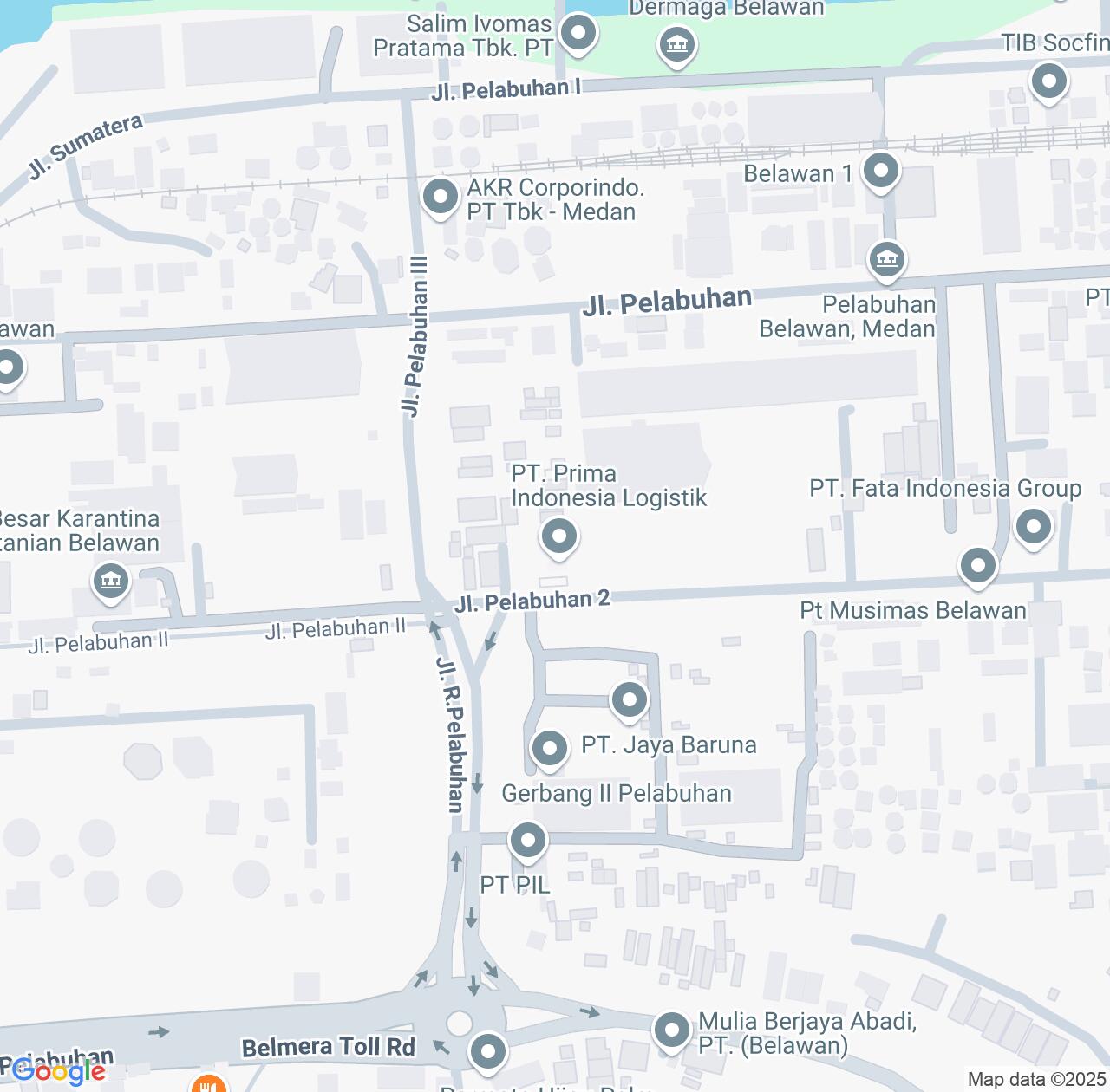 Map image for Intellectual Property Lawyers in Belawan and North Sumatra IP firms at coordinates  ; .