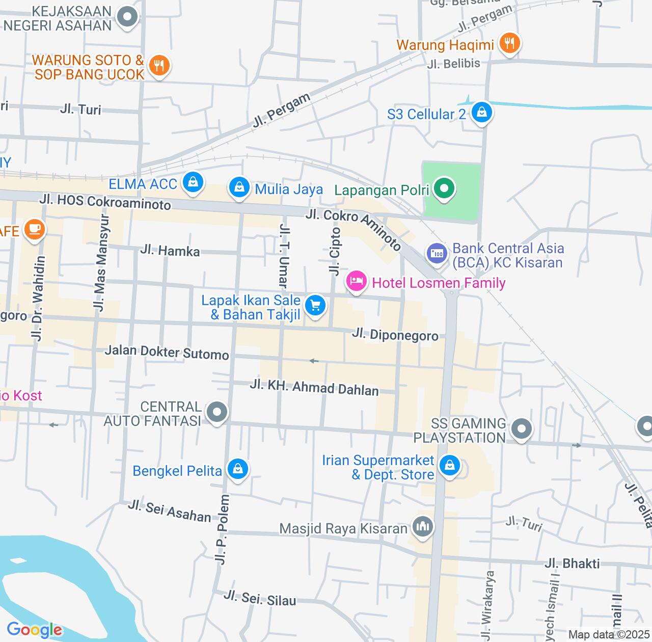 Map image for Intellectual Property Lawyers in Kisaran and North Sumatra IP firms at coordinates  ; .