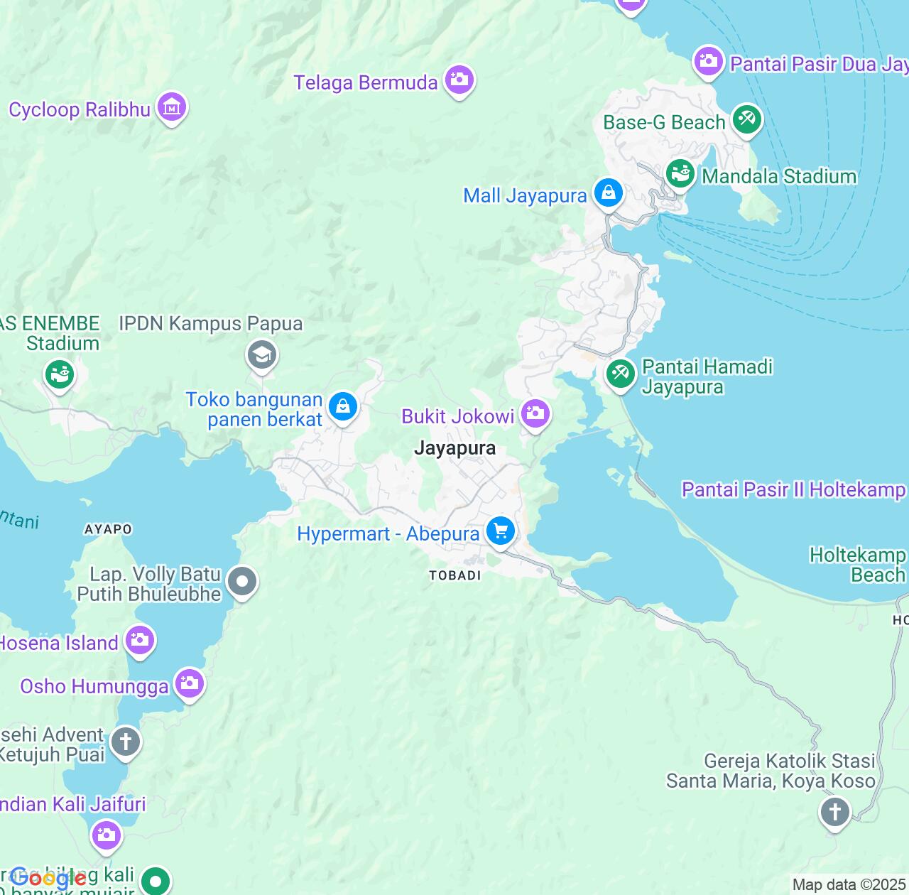 Map image for Intellectual Property Lawyers in Jayapura and Papua IP firms at coordinates  ; .