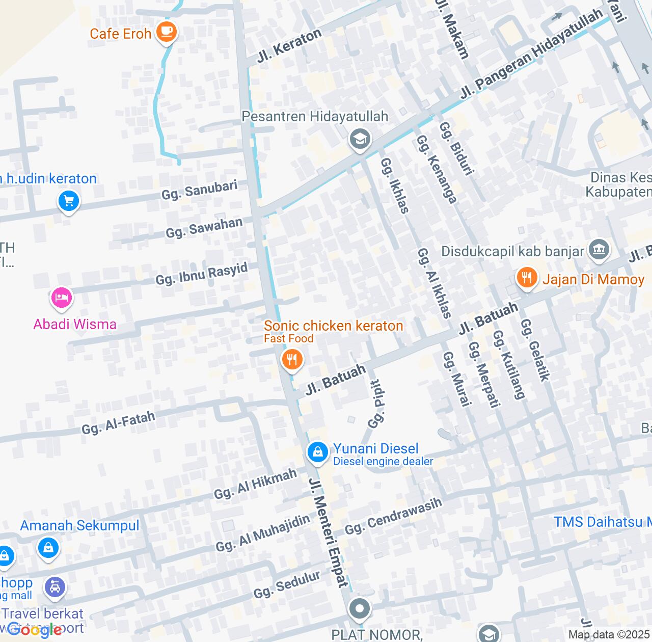 Map image for Intellectual Property Lawyers in Martapura and South Kalimantan IP firms at coordinates  ; .