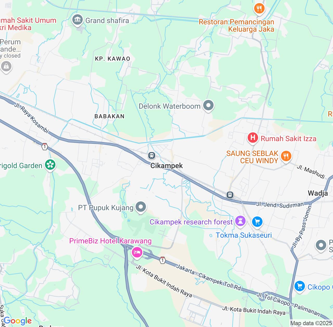 Map image for Intellectual Property Lawyers in Cikampek and West Java IP firms at coordinates  ; .