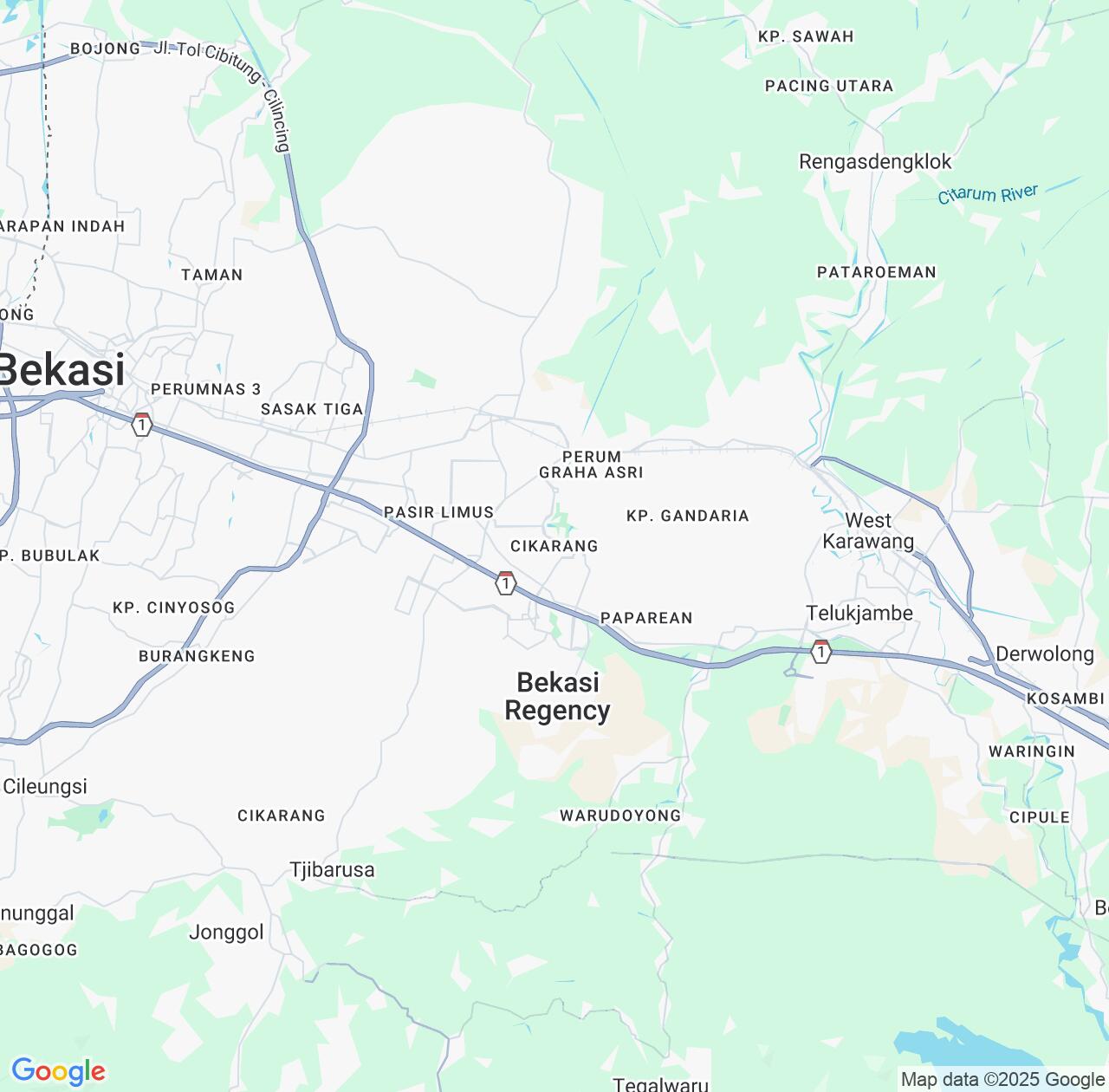 Map image for Intellectual Property Lawyers in Cikarang and West Java IP firms at coordinates  ; .