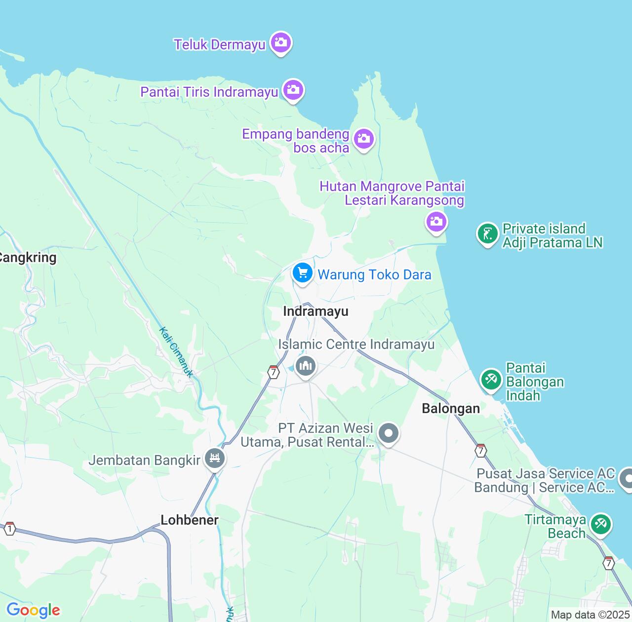 Map image for Intellectual Property Lawyers in Indramayu and West Java IP firms at coordinates  ; .