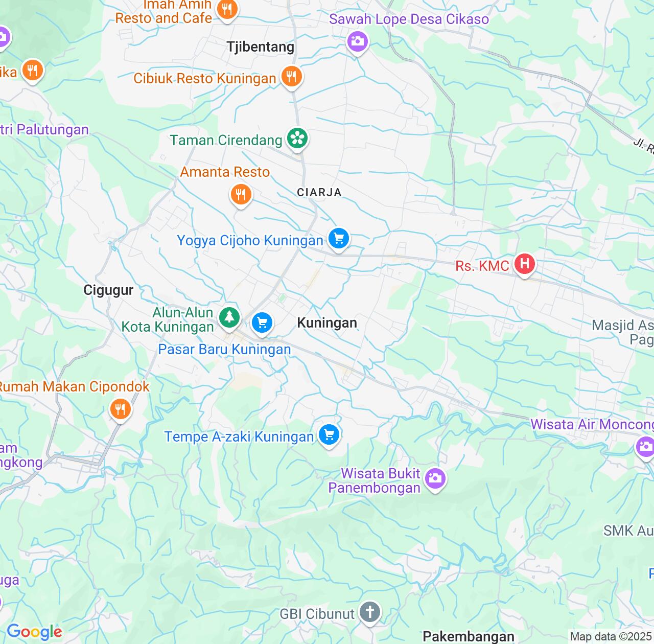 Map image for Intellectual Property Lawyers in Kuningan and West Java IP firms at coordinates  ; .