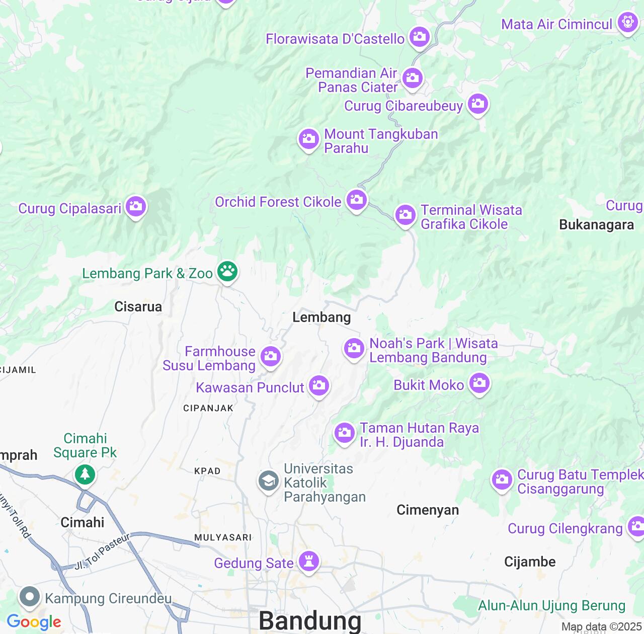 Map image for Intellectual Property Lawyers in Lembang and West Java IP firms at coordinates  ; .