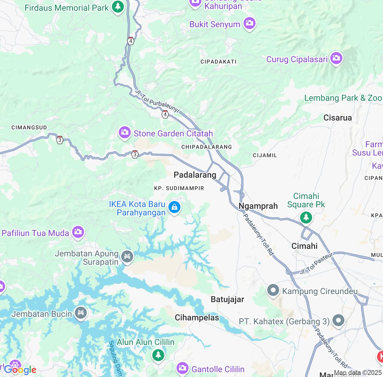 Map image for Intellectual Property Lawyers in Padalarang and West Java IP firms at coordinates  ; .