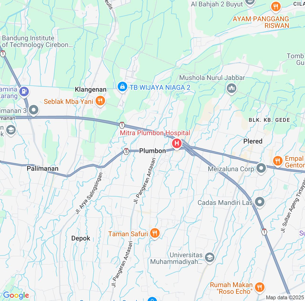 Map image for Intellectual Property Lawyers in Plumbon and West Java IP firms at coordinates  ; .