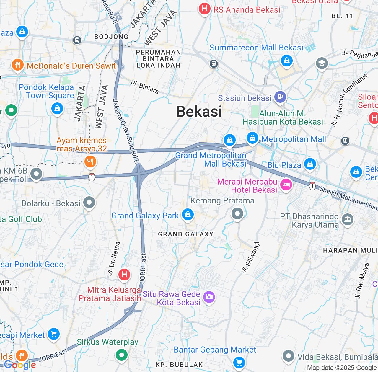 Map image for Intellectual Property Lawyers in Sepatan and West Java IP firms at coordinates  ; .
