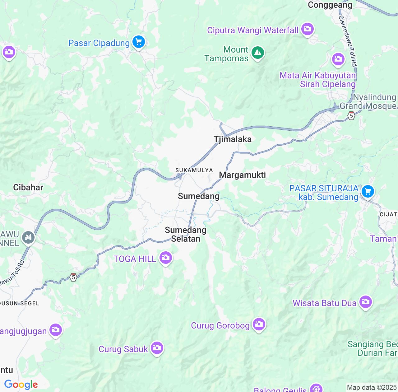 Map image for Intellectual Property Lawyers in Sumedang and West Java IP firms at coordinates  ; .