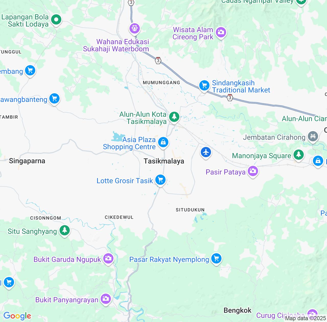 Map image for Intellectual Property Lawyers in Tasikmalaya and West Java IP firms at coordinates  ; .
