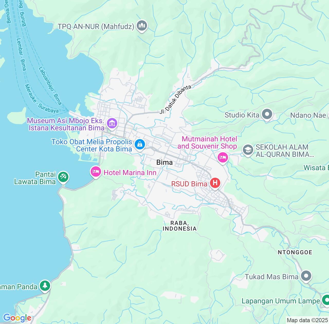 Map image for Intellectual Property Lawyers in Bima and West Nusa Tenggara IP firms at coordinates  ; .