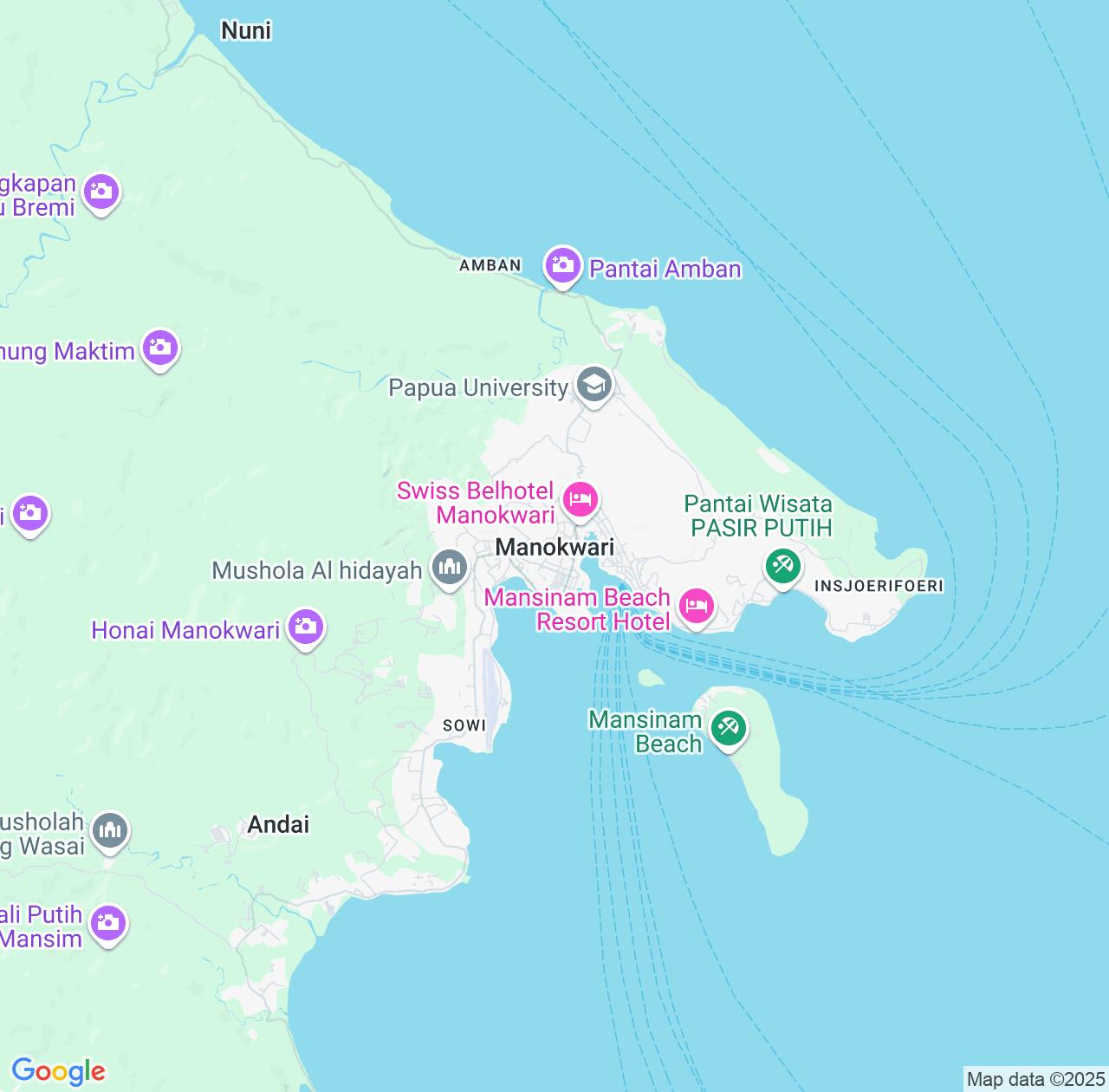 Map image for Intellectual Property Lawyers in Manokwari and West Papua IP firms at coordinates  ; .