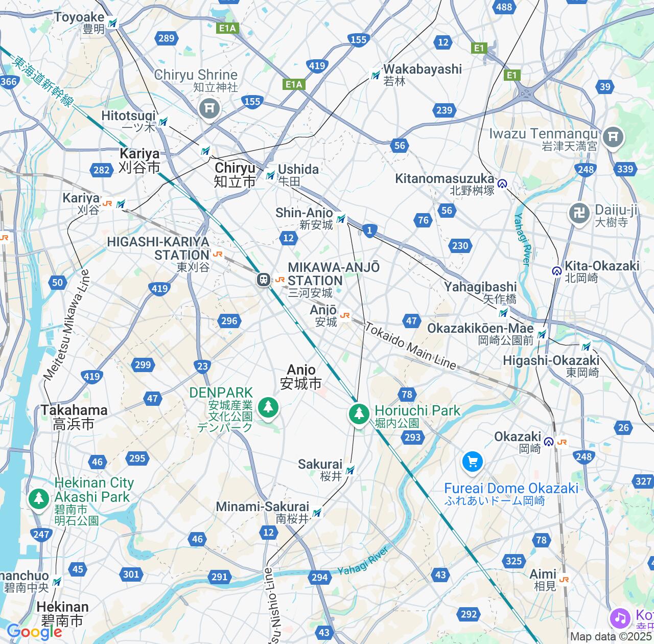 Map image for Intellectual Property Lawyers in Anjo and Aichi IP firms at coordinates  ; .