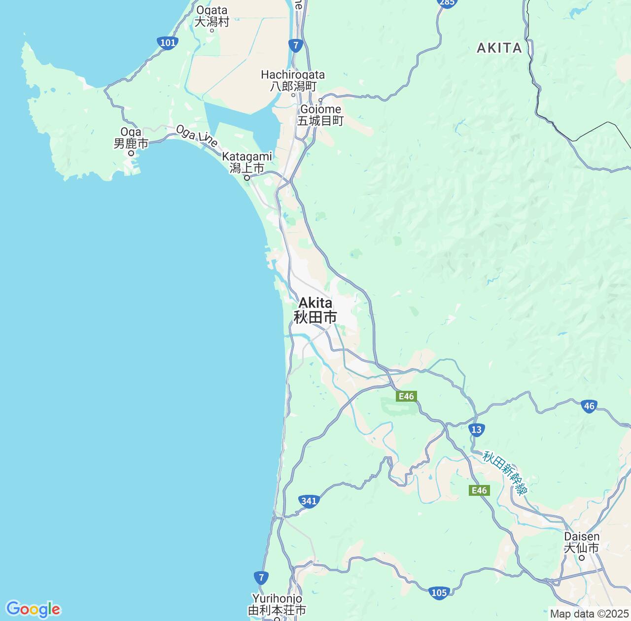 Map image for Intellectual Property Lawyers in Akita and Japan IP firms at coordinates  ; .