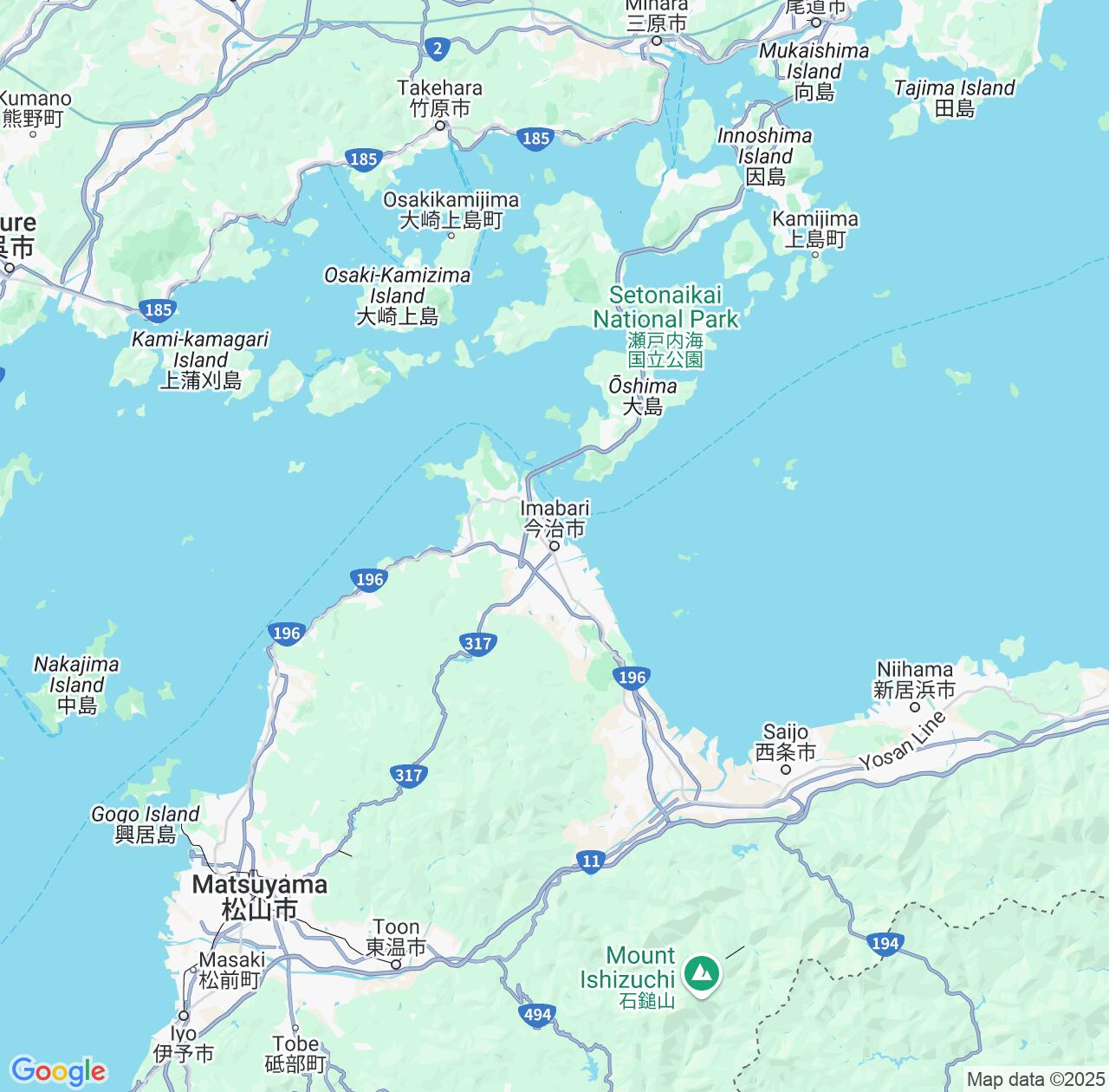 Map image for Intellectual Property Lawyers in Imabari and Ehime IP firms at coordinates  ; .