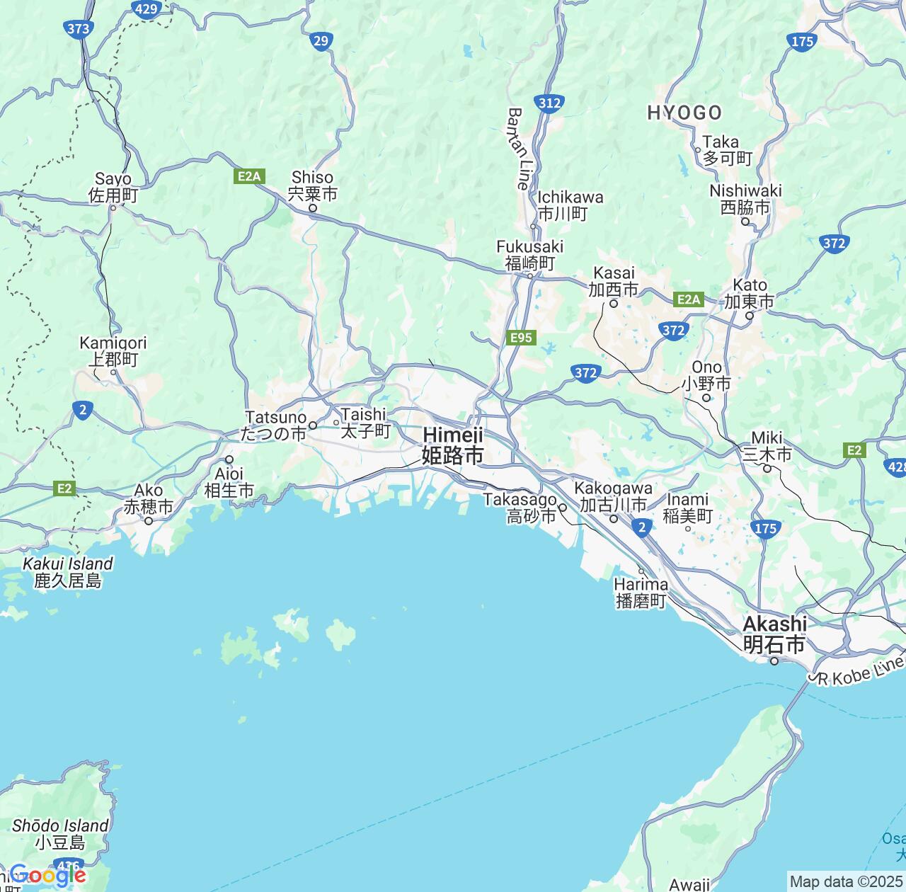 Map image for Intellectual Property Lawyers in Himeji and Hyōgo IP firms at coordinates  ; .