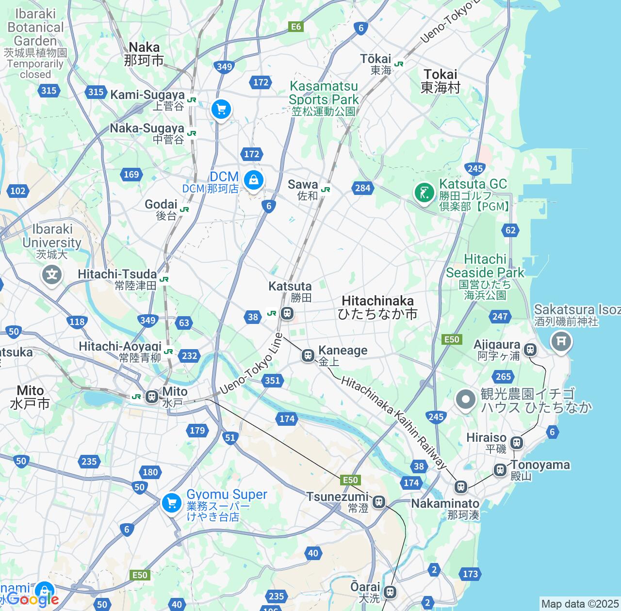 Map image for Intellectual Property Lawyers in Hitachi-Naka and Ibaraki IP firms at coordinates  ; .