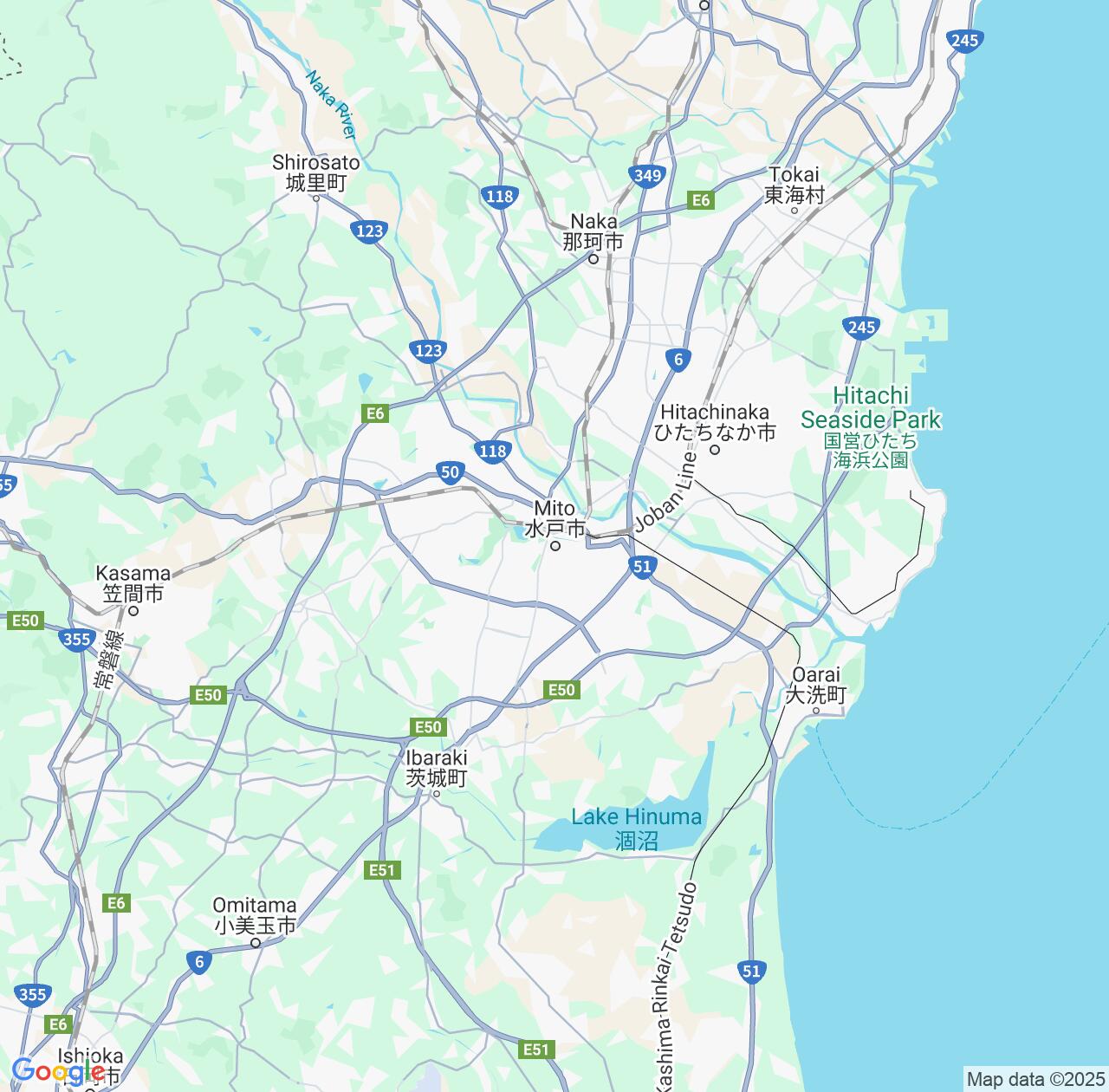 Map image for Intellectual Property Lawyers in Mito and Ibaraki IP firms at coordinates  ; .
