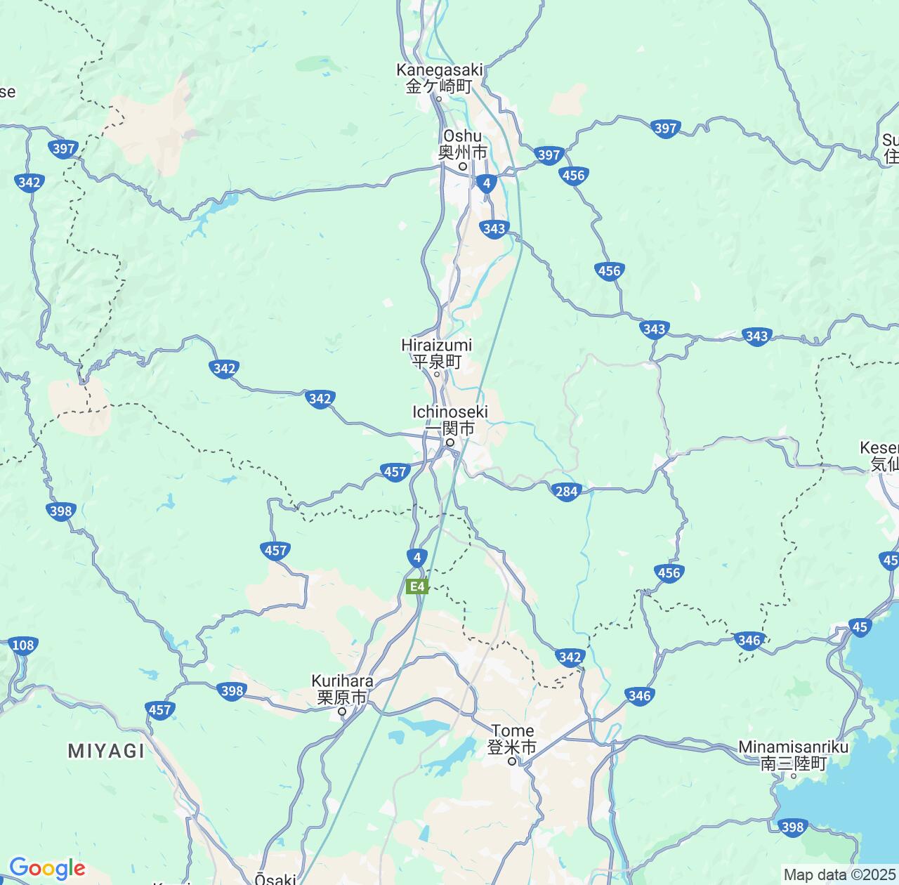 Map image for Intellectual Property Lawyers in Ichinoseki and Iwate IP firms at coordinates  ; .