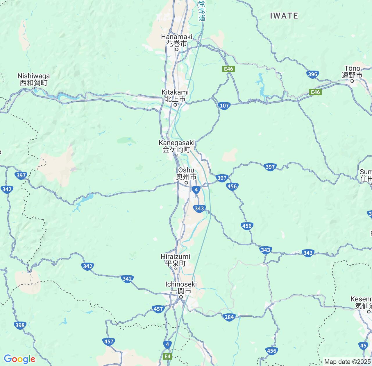 Map image for Intellectual Property Lawyers in Oshu and Iwate IP firms at coordinates  ; .