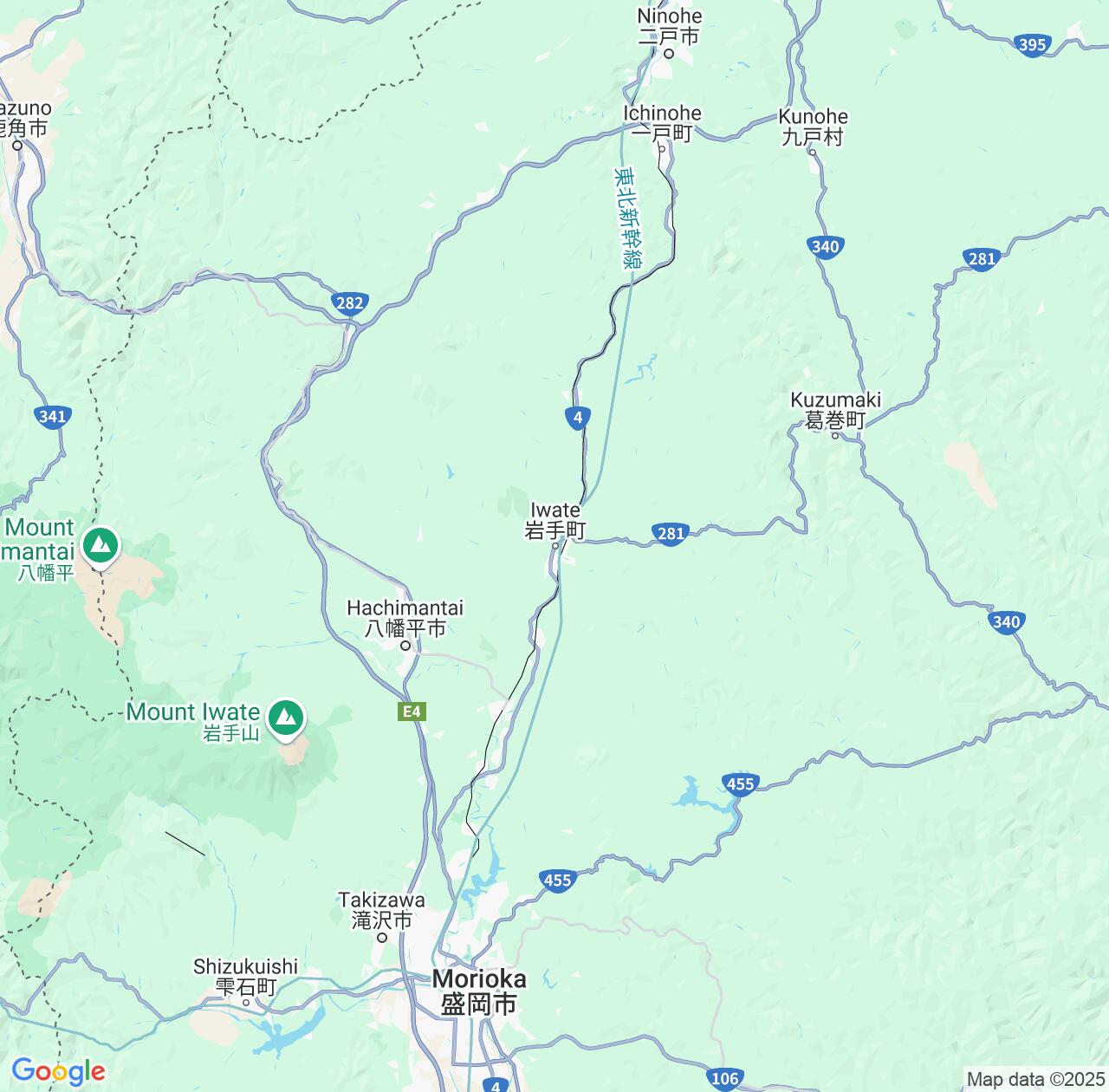 Map image for Intellectual Property Lawyers in Iwate and Japan IP firms at coordinates  ; .