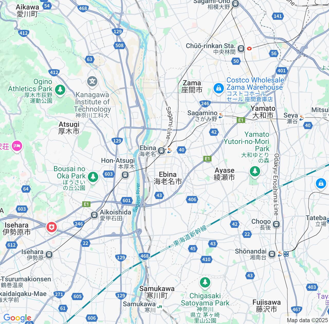 Map image for Intellectual Property Lawyers in Ebina and Kanagawa IP firms at coordinates  ; .