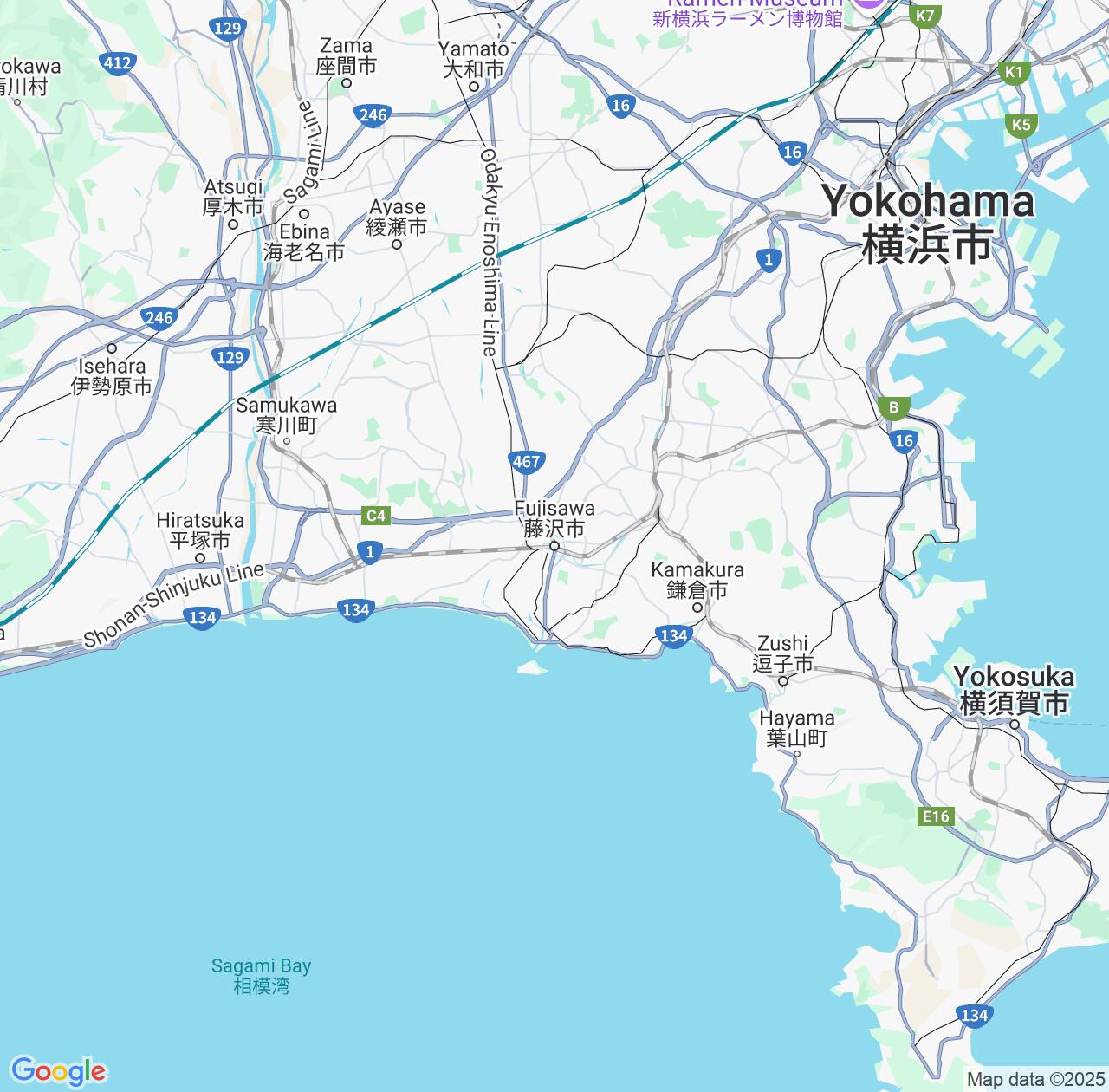 Map image for Intellectual Property Lawyers in Fujisawa and Kanagawa IP firms at coordinates  ; .