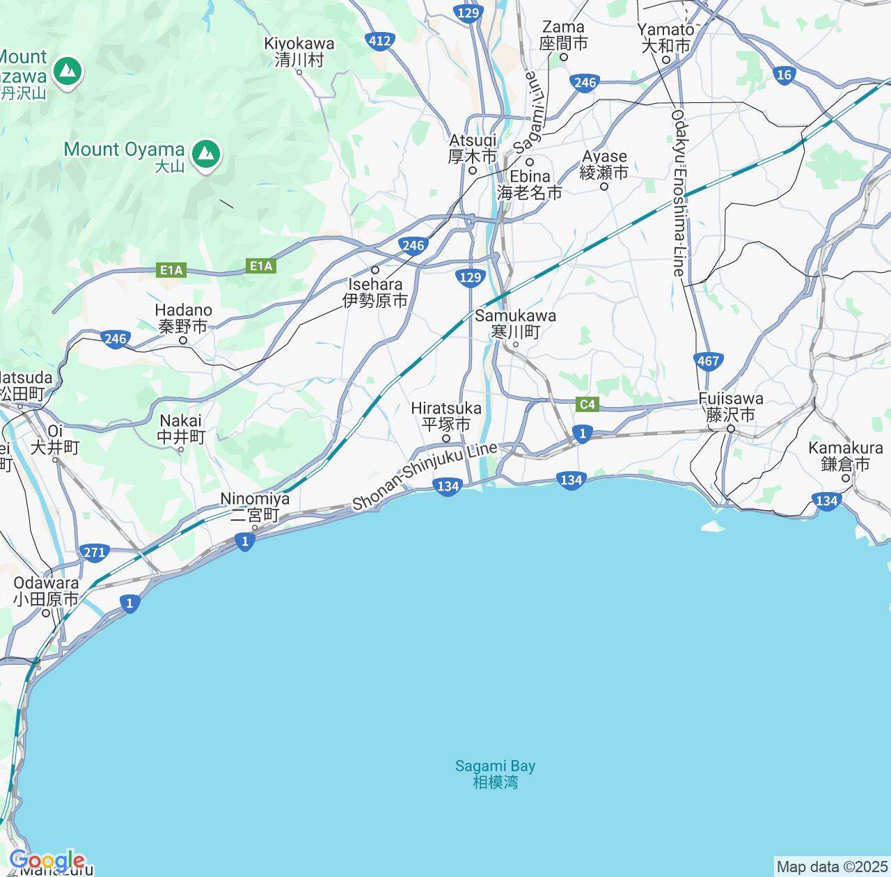 Map image for Intellectual Property Lawyers in Hiratsuka and Kanagawa IP firms at coordinates  ; .