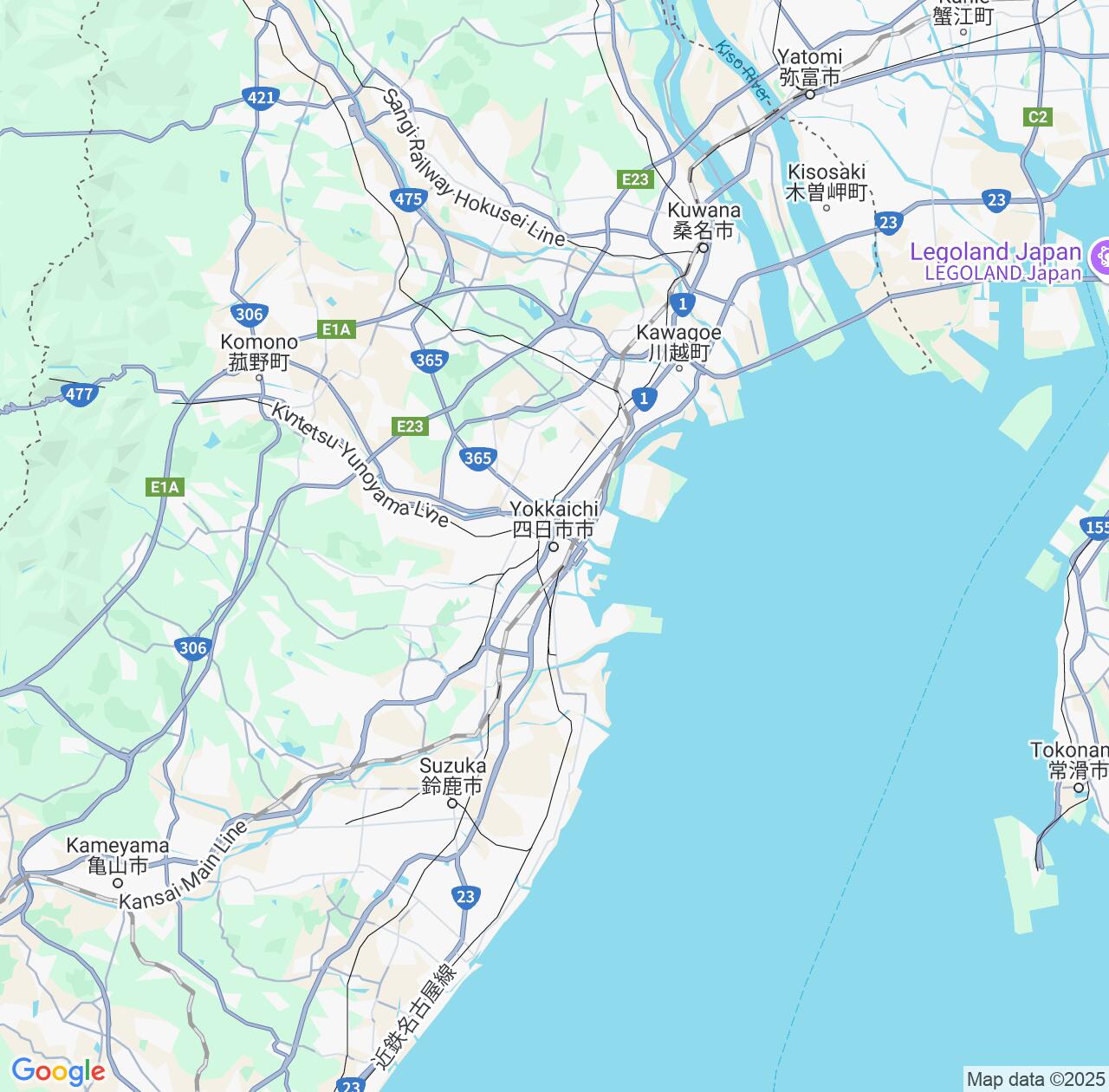 Map image for Intellectual Property Lawyers in Yokkaichi and Mie IP firms at coordinates  ; .