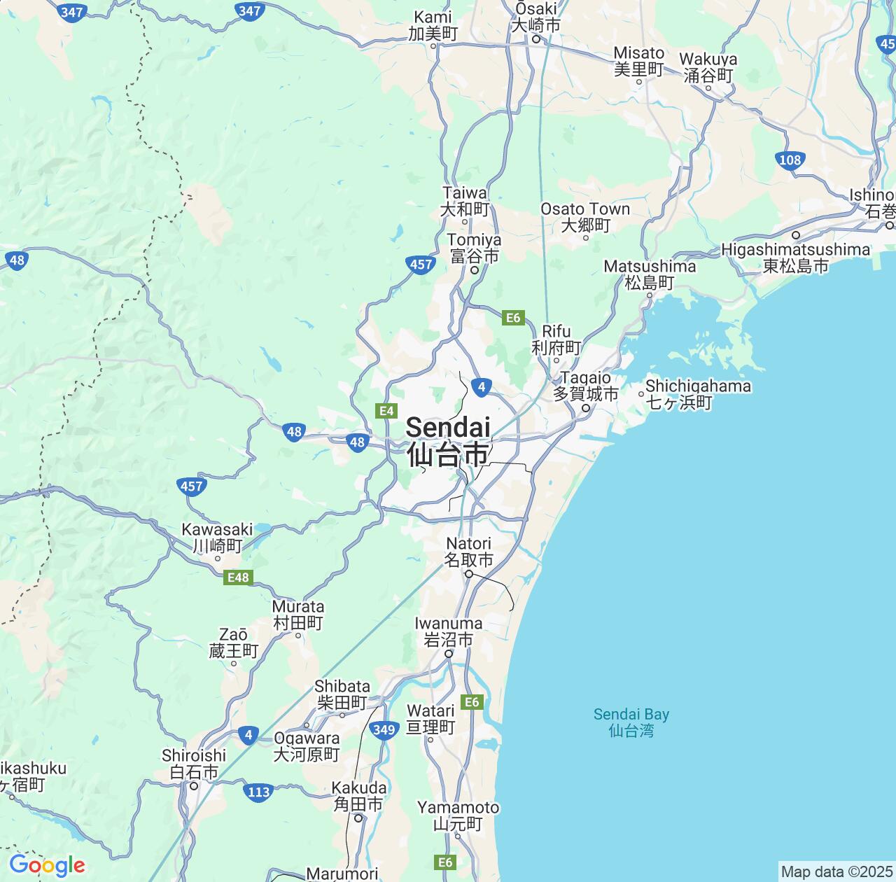 Map image for Intellectual Property Lawyers in Sendai and Miyagi IP firms at coordinates  ; .