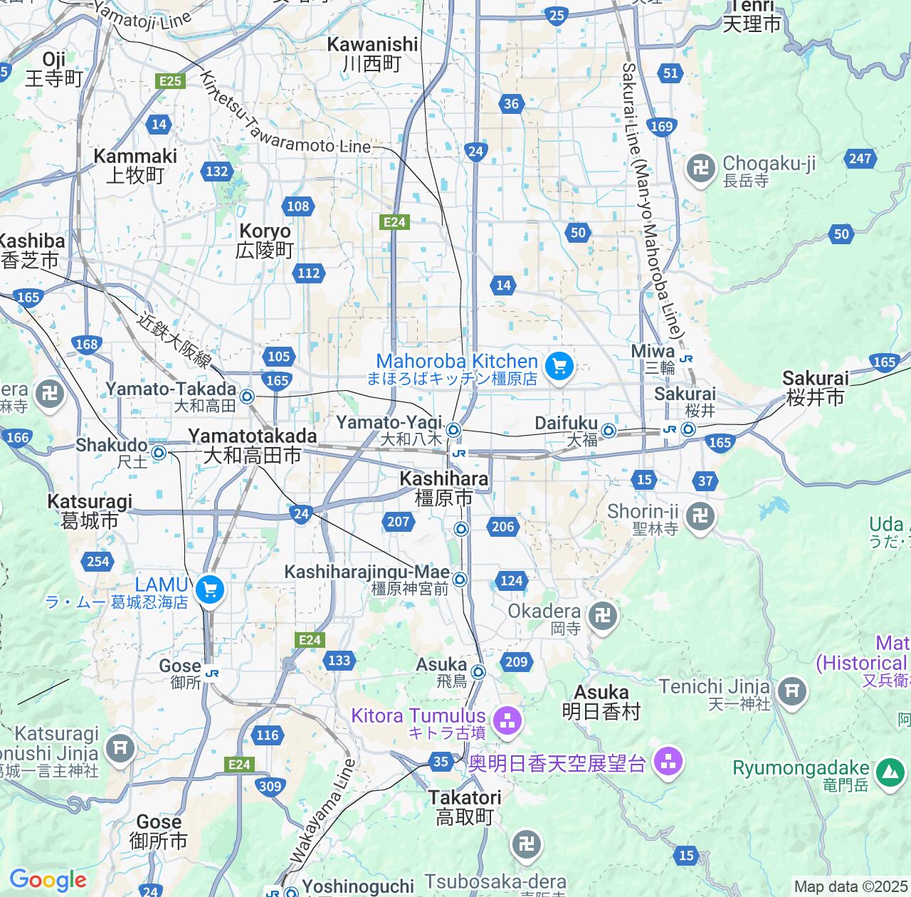 Map image for Intellectual Property Lawyers in Kashihara-shi and Nara IP firms at coordinates  ; .