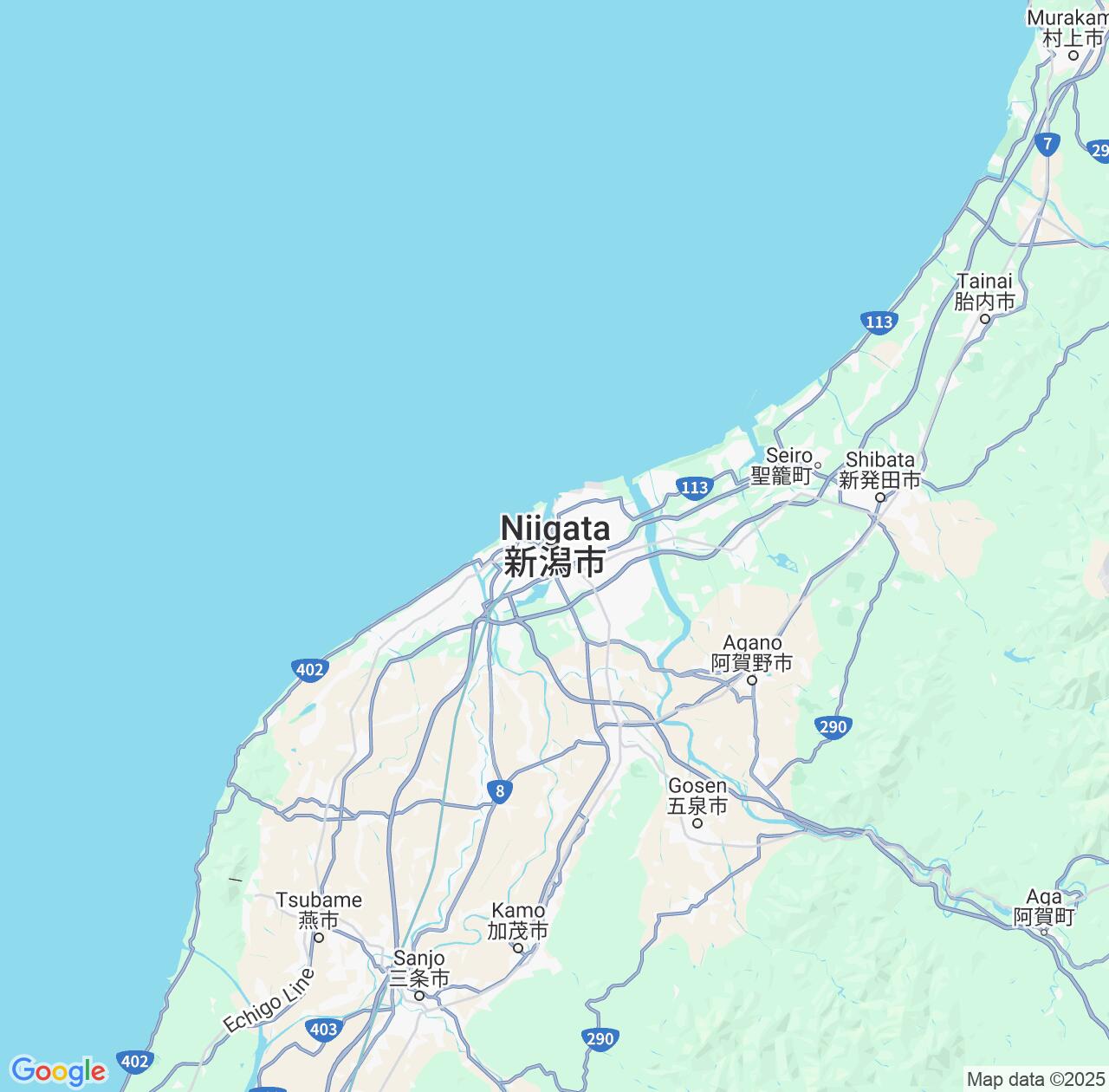 Map image for Intellectual Property Lawyers in Niigata and Japan IP firms at coordinates  ; .