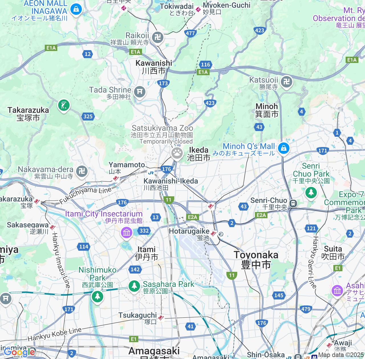 Map image for Intellectual Property Lawyers in Ikeda and Osaka IP firms at coordinates  ; .