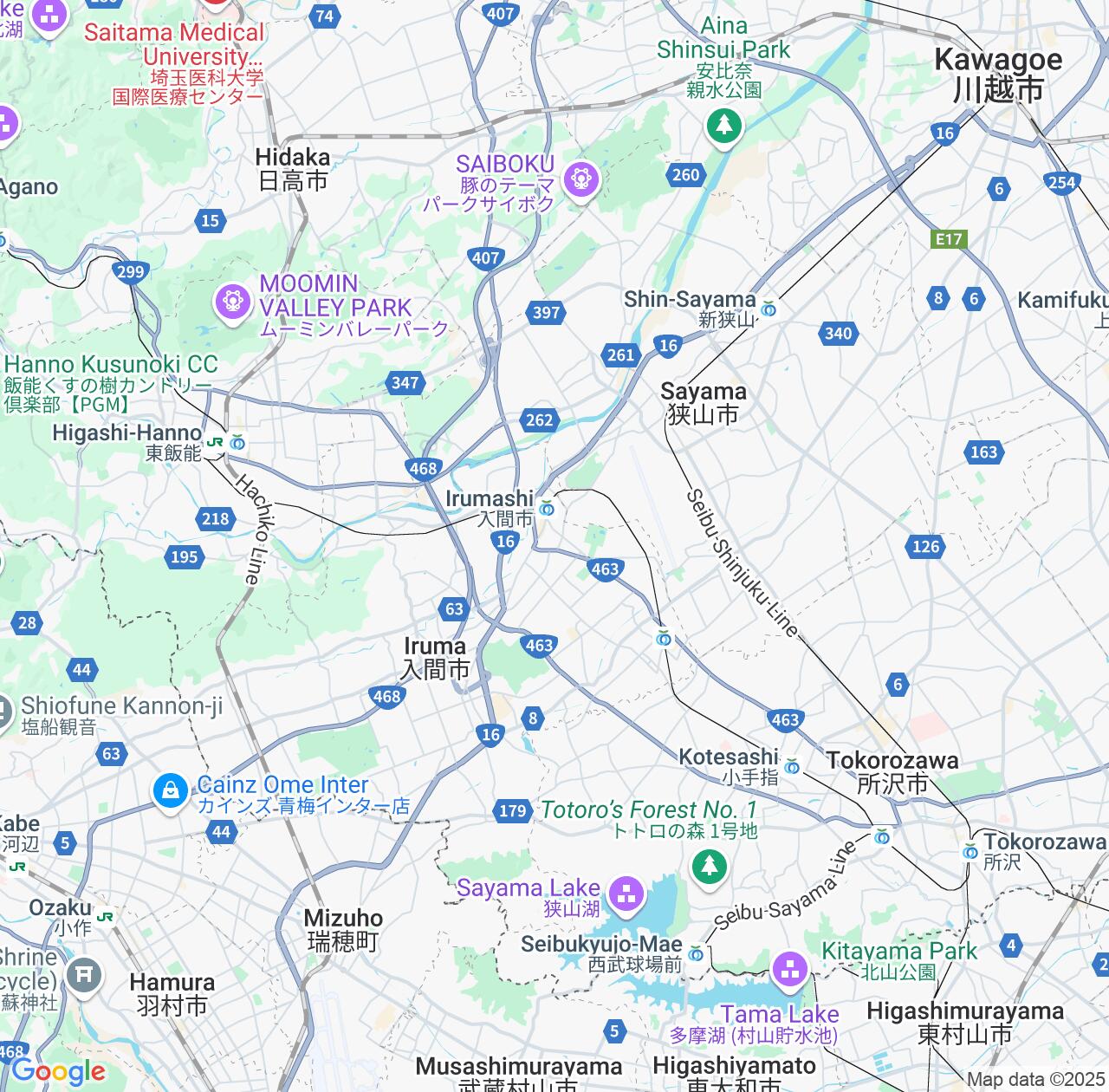 Map image for Intellectual Property Lawyers in Iruma and Saitama IP firms at coordinates  ; .