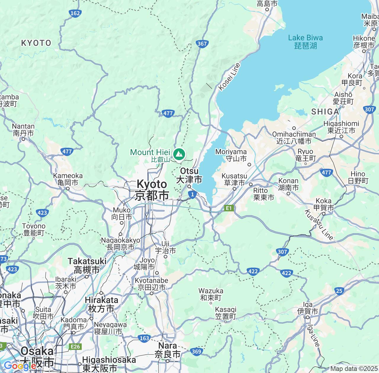 Map image for Intellectual Property Lawyers in Otsu and Shiga IP firms at coordinates  ; .