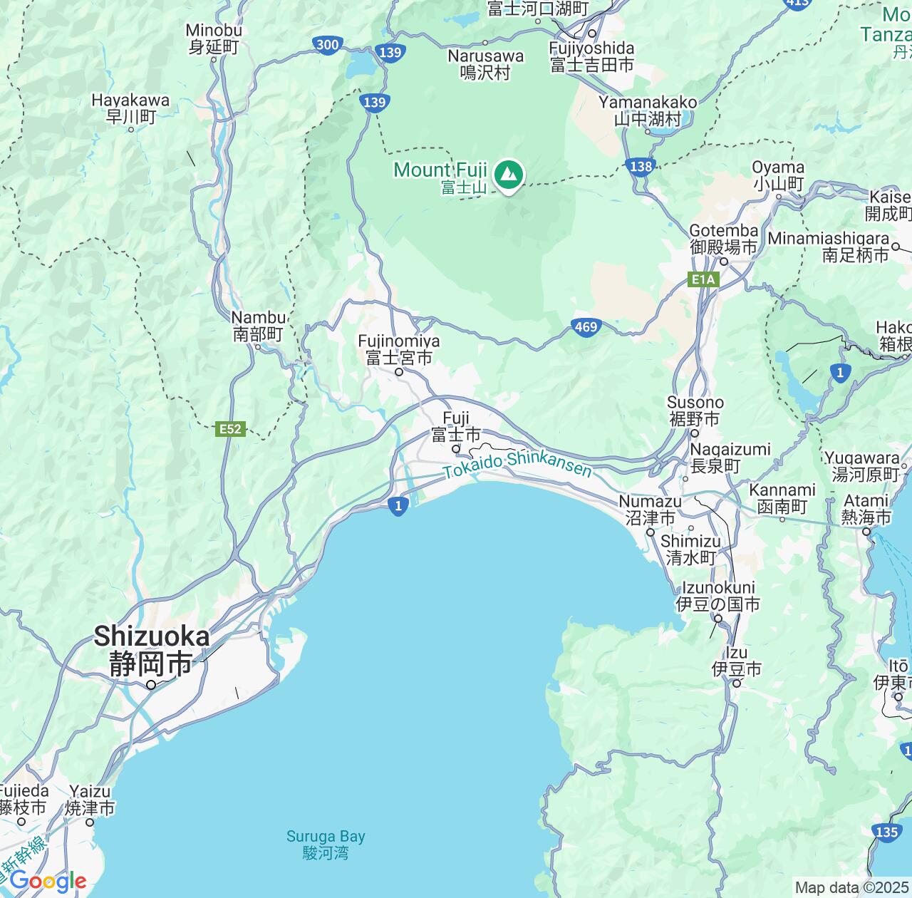 Map image for Intellectual Property Lawyers in Fuji and Shizuoka IP firms at coordinates  ; .