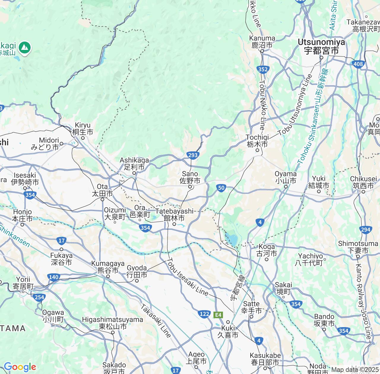 Map image for Intellectual Property Lawyers in Sano and Tochigi IP firms at coordinates  ; .