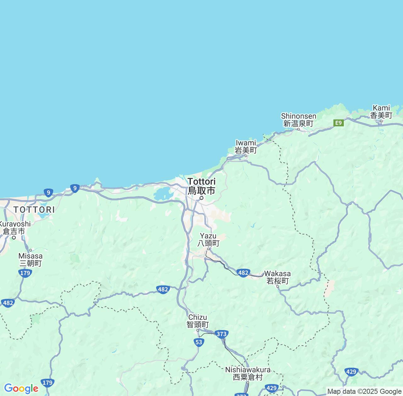 Map image for Intellectual Property Lawyers in Tottori and Japan IP firms at coordinates  ; .