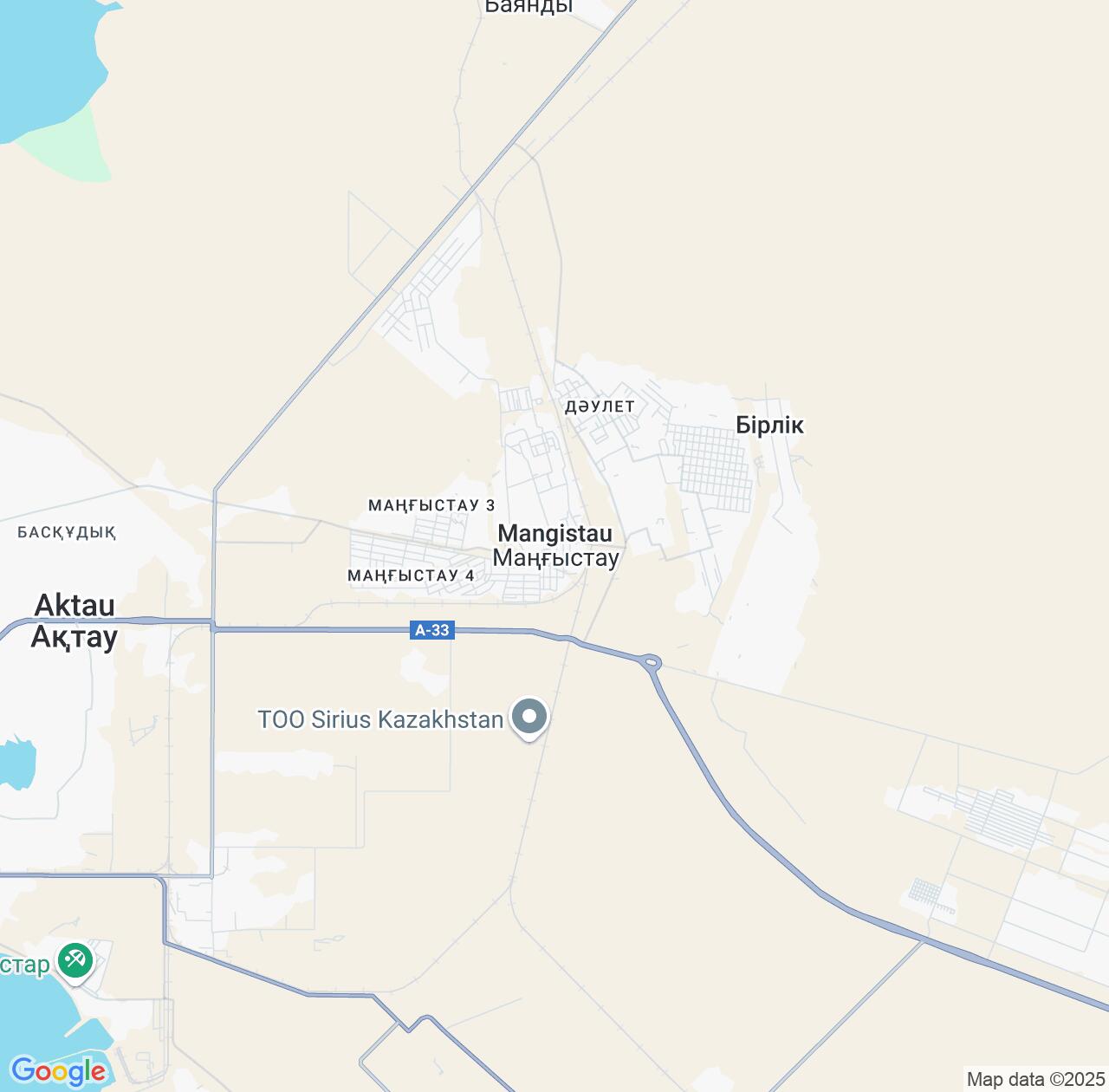 Map image for Intellectual Property Lawyers in Mangghystaū and Kazakhstan IP firms at coordinates  ; .