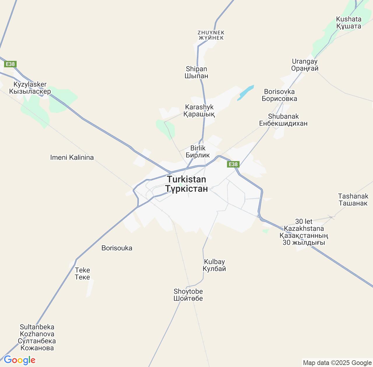 Map image for Intellectual Property Lawyers in Turkistan and Kazakhstan IP firms at coordinates  ; .