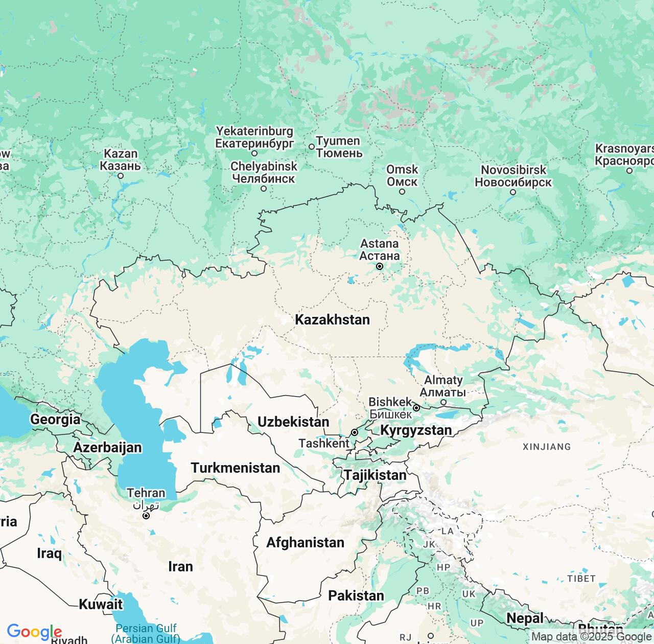 Map image for Intellectual Property Lawyers in Kazakhstan and Asia IP firms at coordinates  ; .