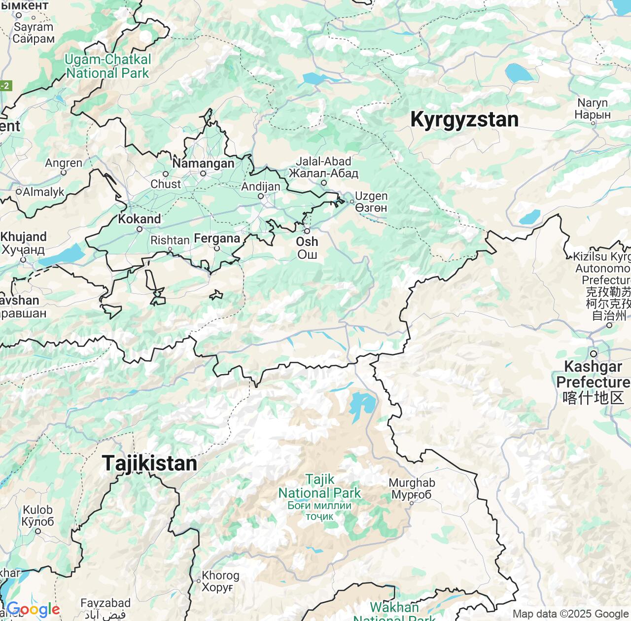 Map image for Intellectual Property Lawyers in Osh Region and Kyrgyzstan IP firms at coordinates  ; .
