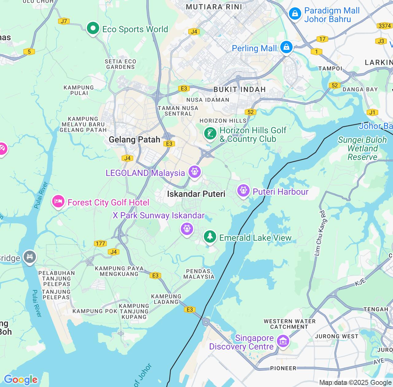 Map image for Intellectual Property Lawyers in Iskandar Puteri and Johor IP firms at coordinates  ; .