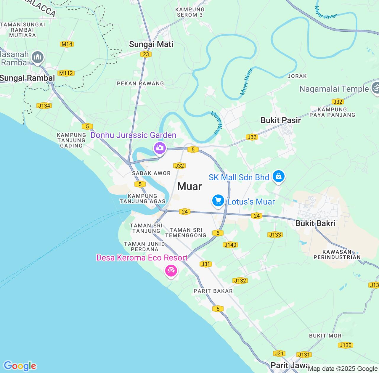 Map image for Intellectual Property Lawyers in Muar and Johor IP firms at coordinates  ; .