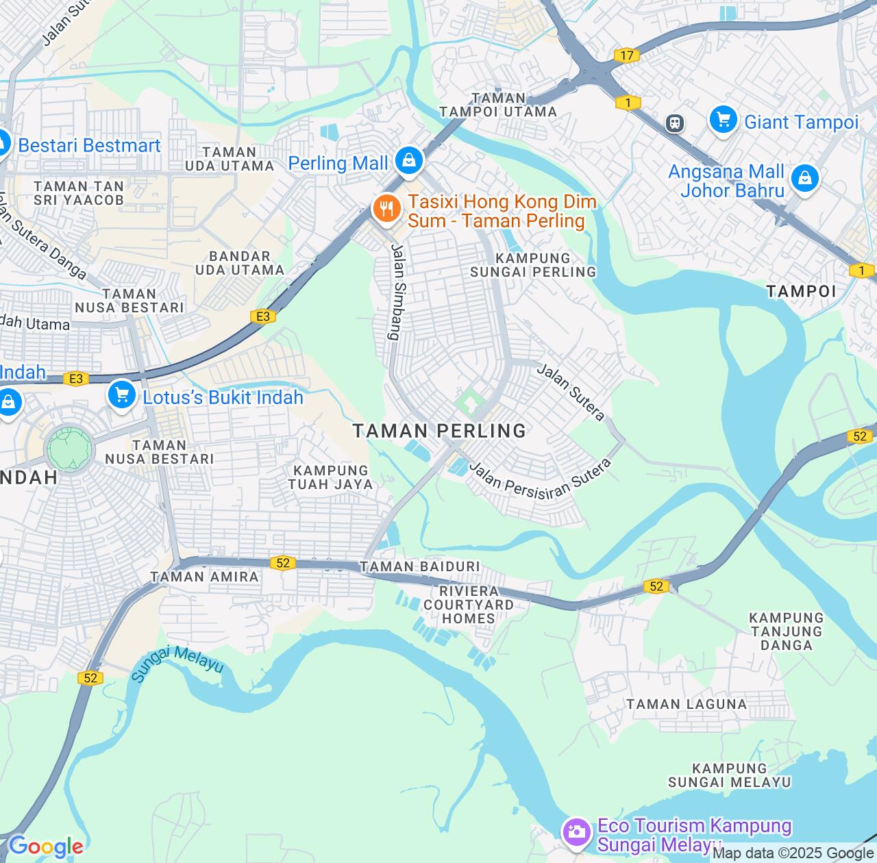 Map image for Intellectual Property Lawyers in Perling and Johor IP firms at coordinates  ; .