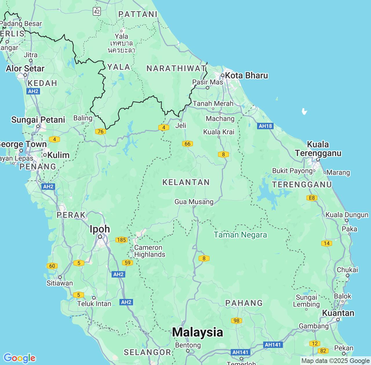 Map image for Intellectual Property Lawyers in Kelantan and Malaysia IP firms at coordinates  ; .