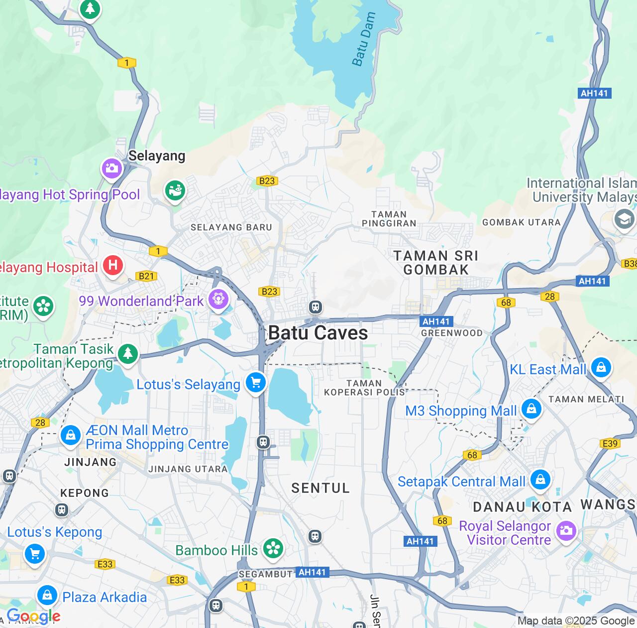 Map image for Intellectual Property Lawyers in Batu Caves and Selangor IP firms at coordinates  ; .