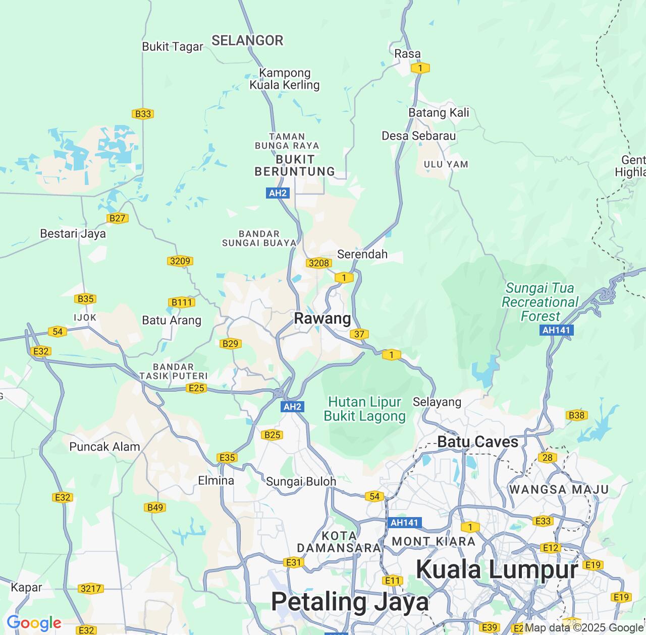Map image for Intellectual Property Lawyers in Rawang and Selangor IP firms at coordinates  ; .